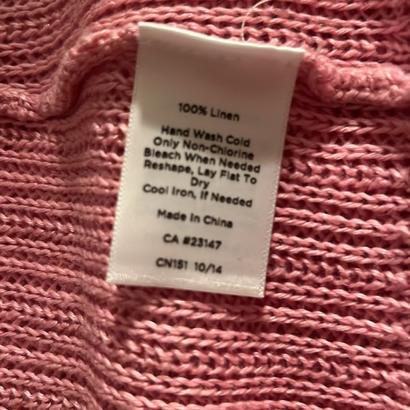 Talbots, NWT, open cardigan, 2 front pockets - Picture 4 of 4